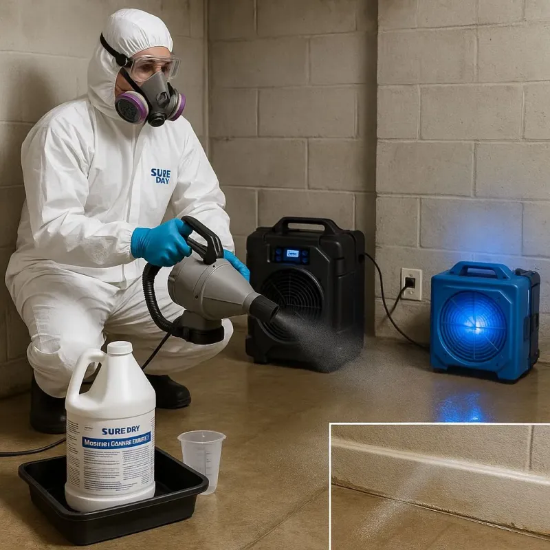 Sanitization and Odor Removal process in Whispering Pines, NC