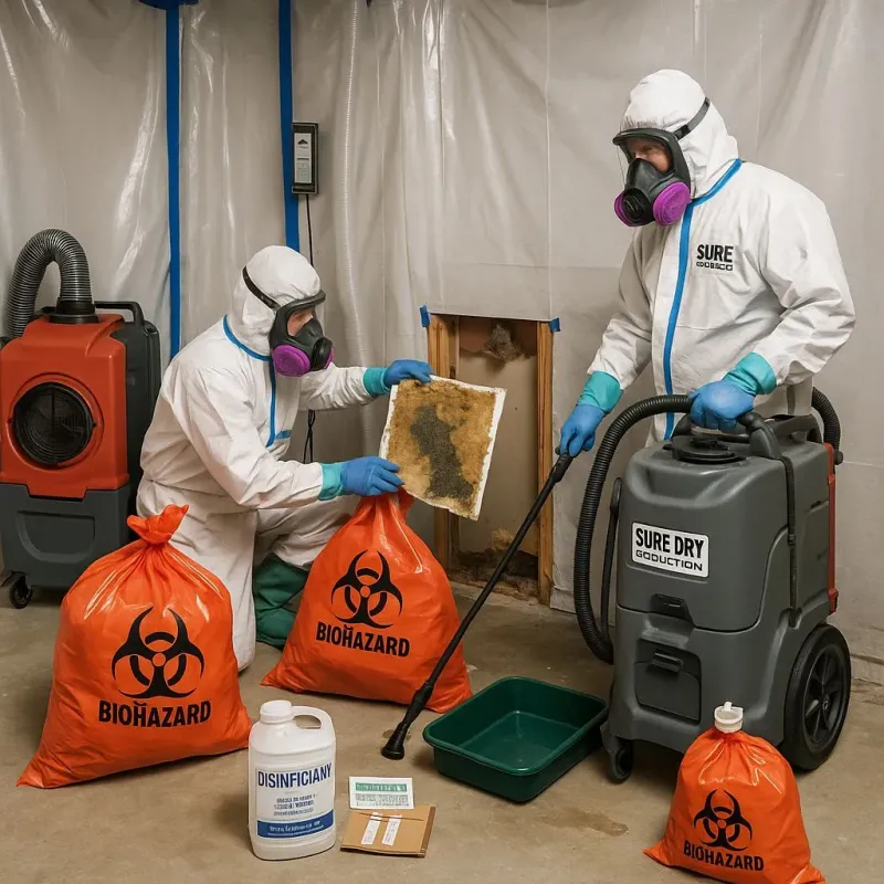 Contaminated Water Handling Protocols process in Whispering Pines, NC