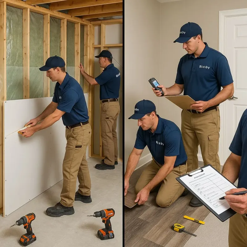 Repairs and Reconstruction process in Whispering Pines, NC