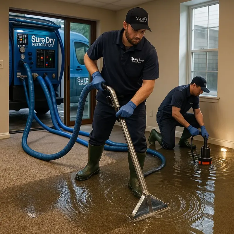 Water Extraction and Removal process in Whispering Pines, NC